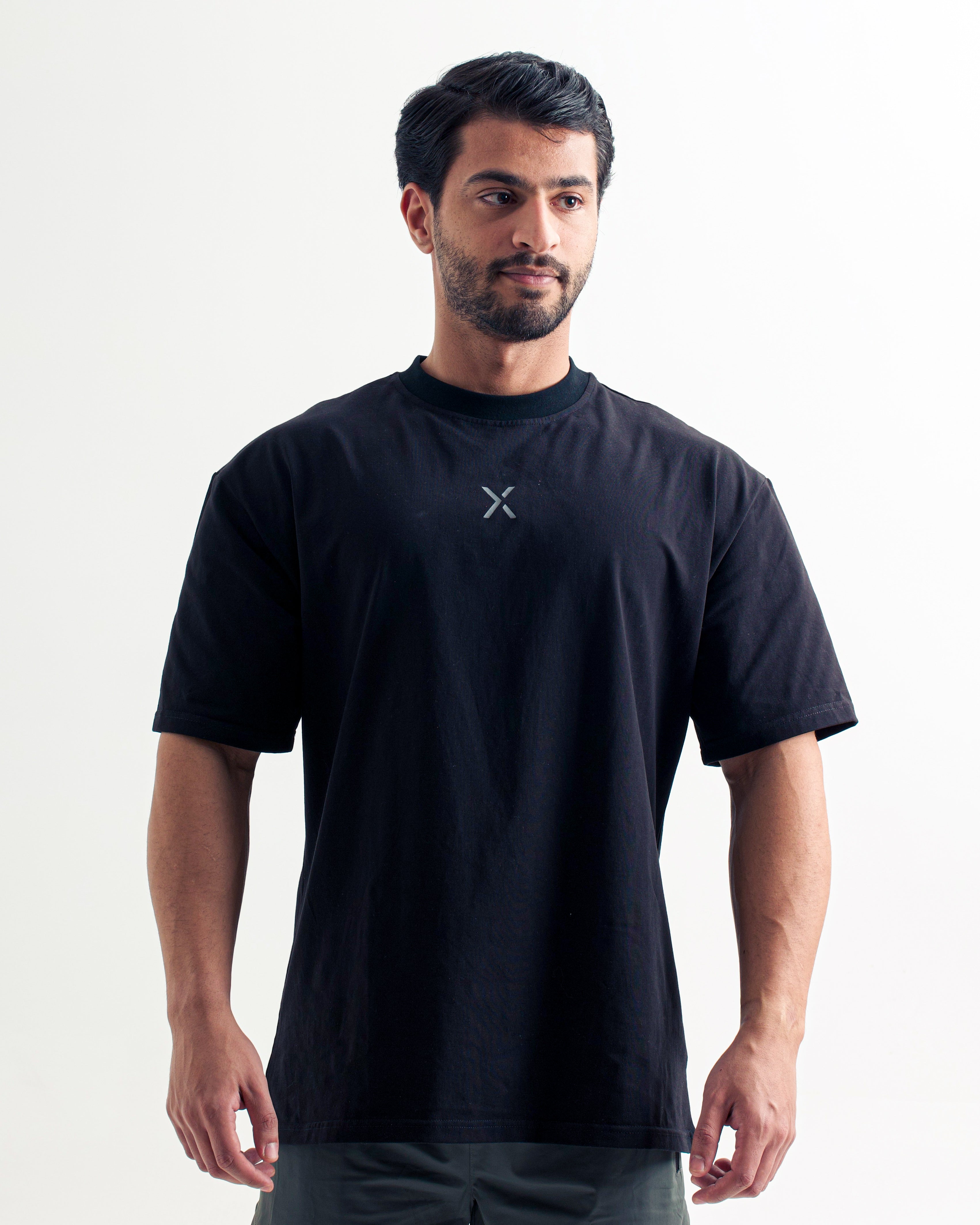 Impact Oversized Tee - Black