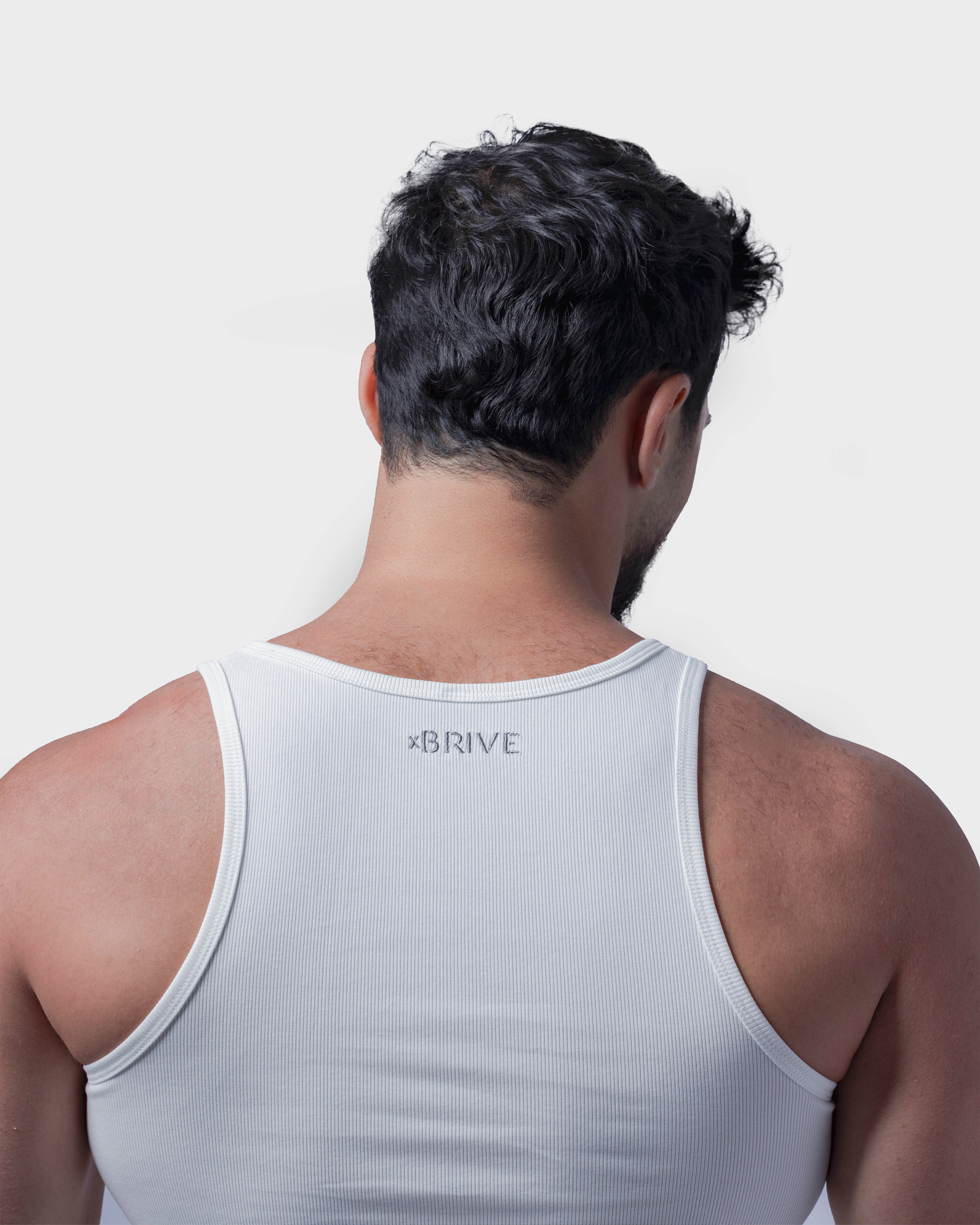 Core Ribbed Tank – Off White
