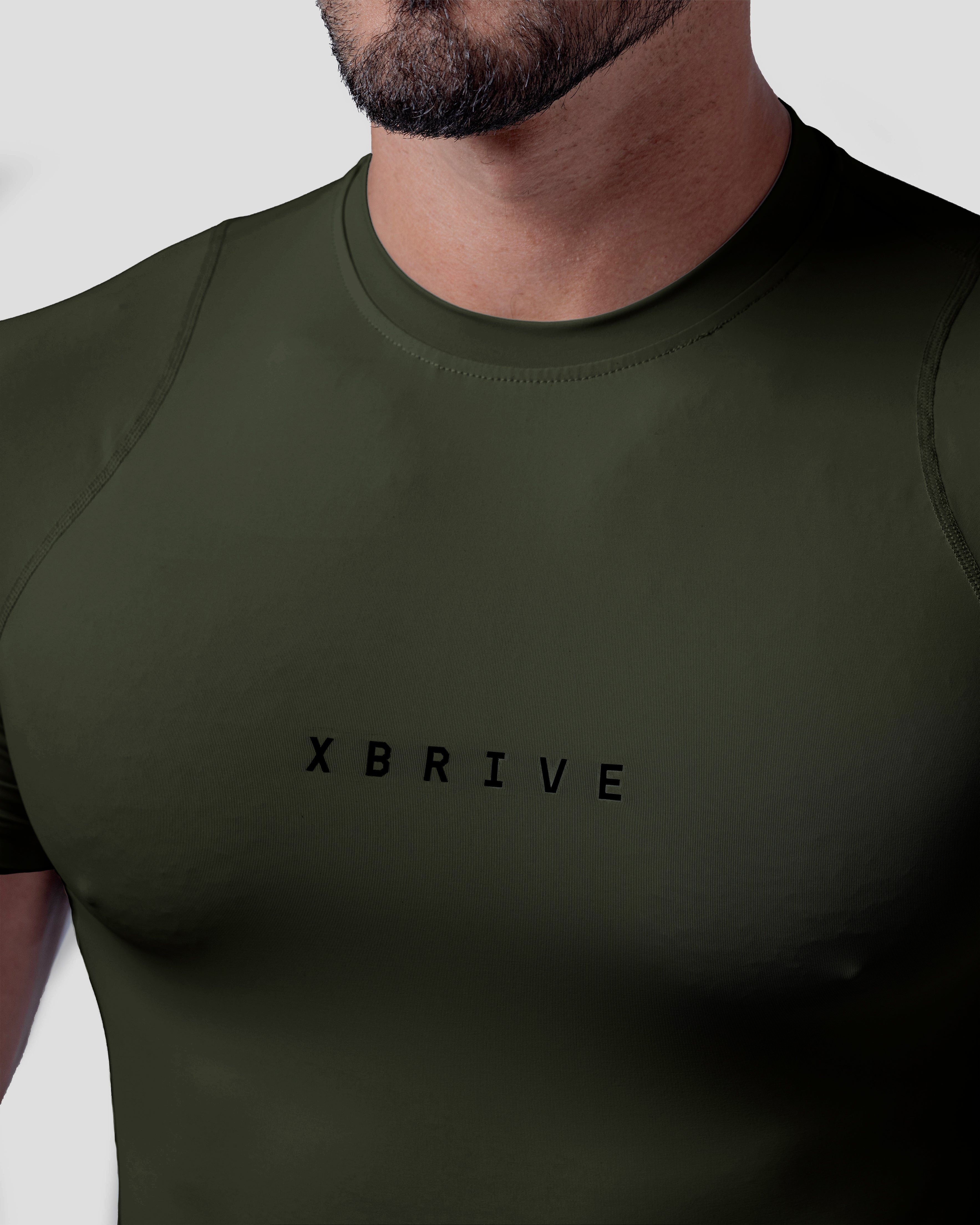 Vital Compression Tee – Army Green
