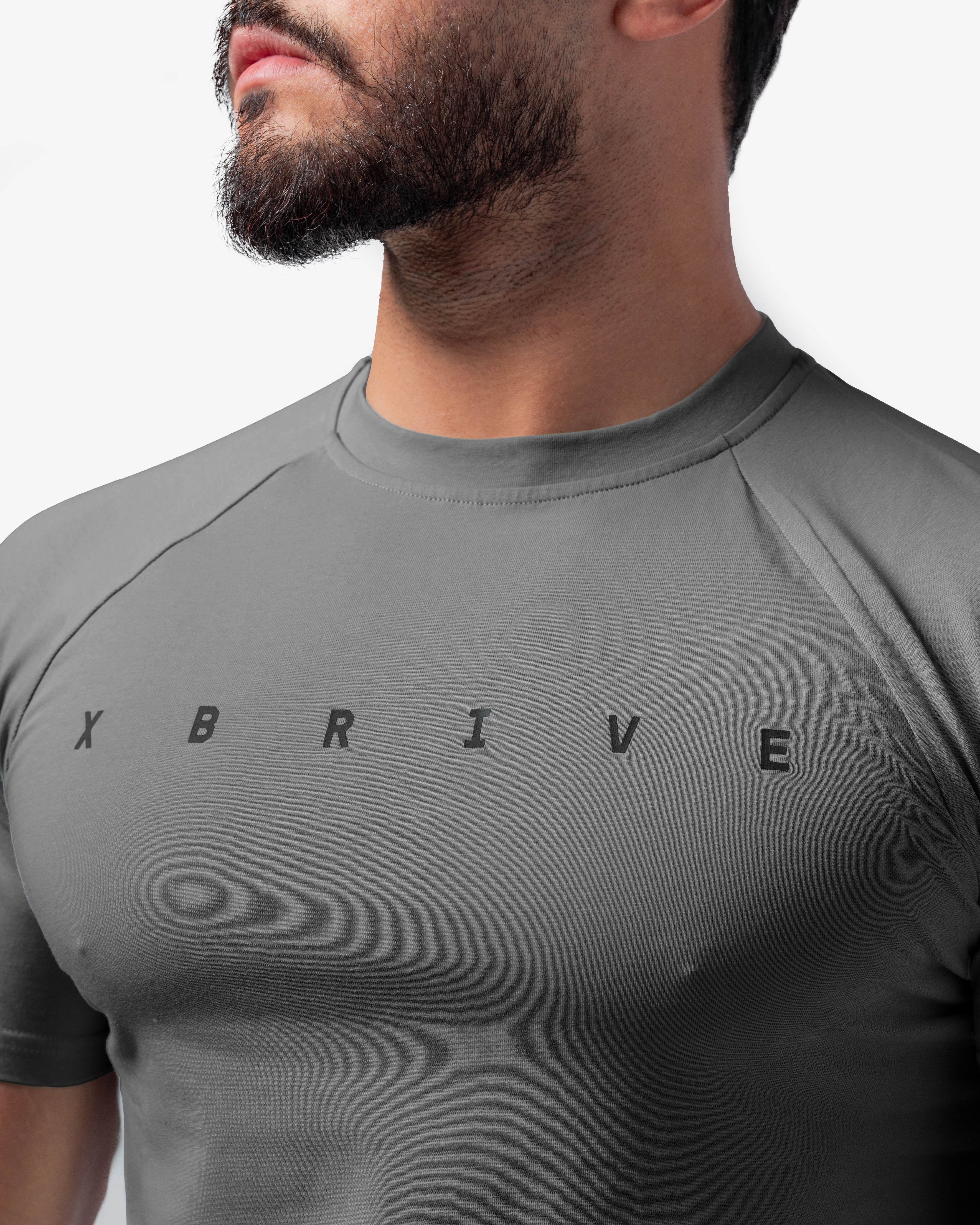 Statement Tee – Smoke Grey
