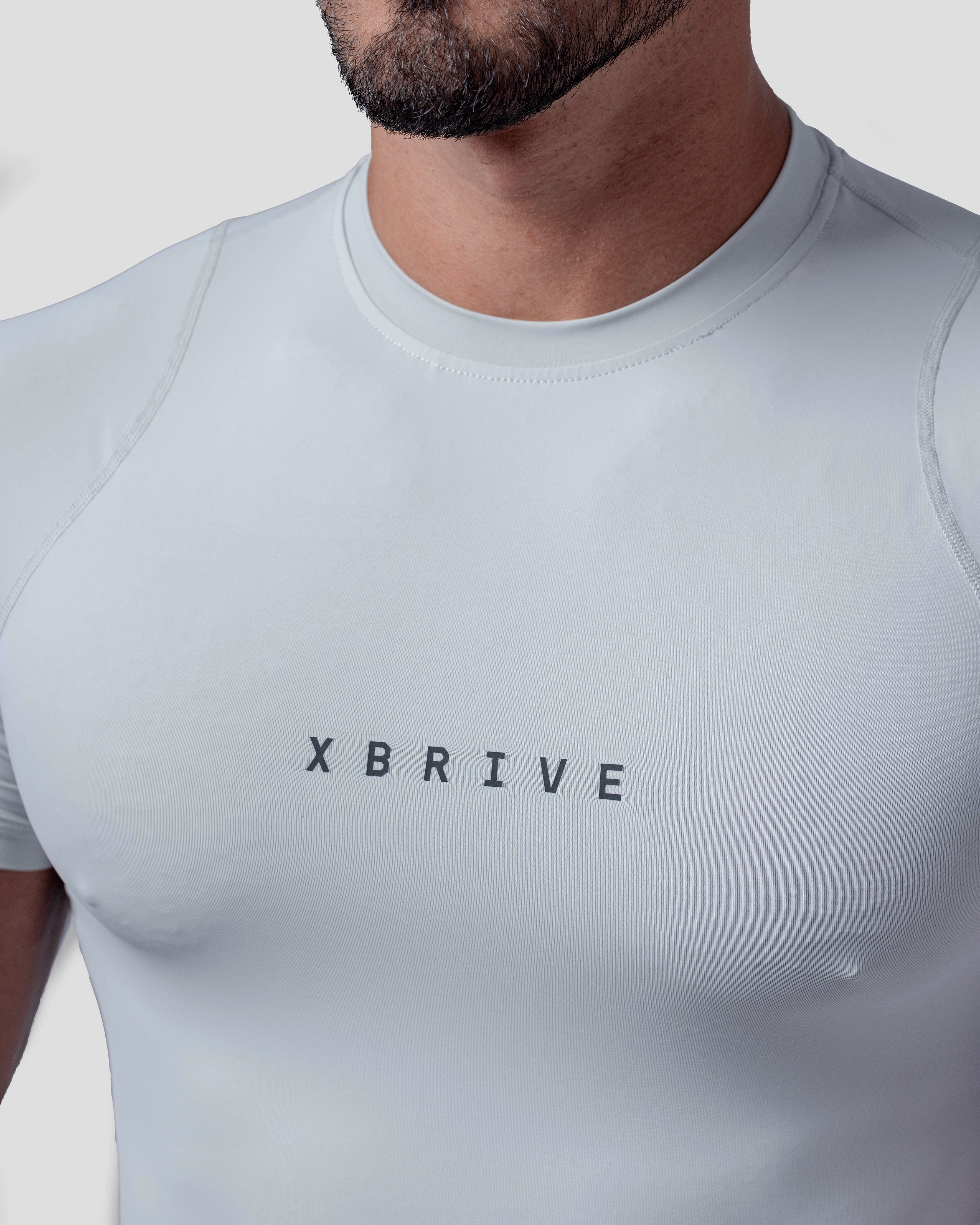 Vital Compression Tee – Slate Grey