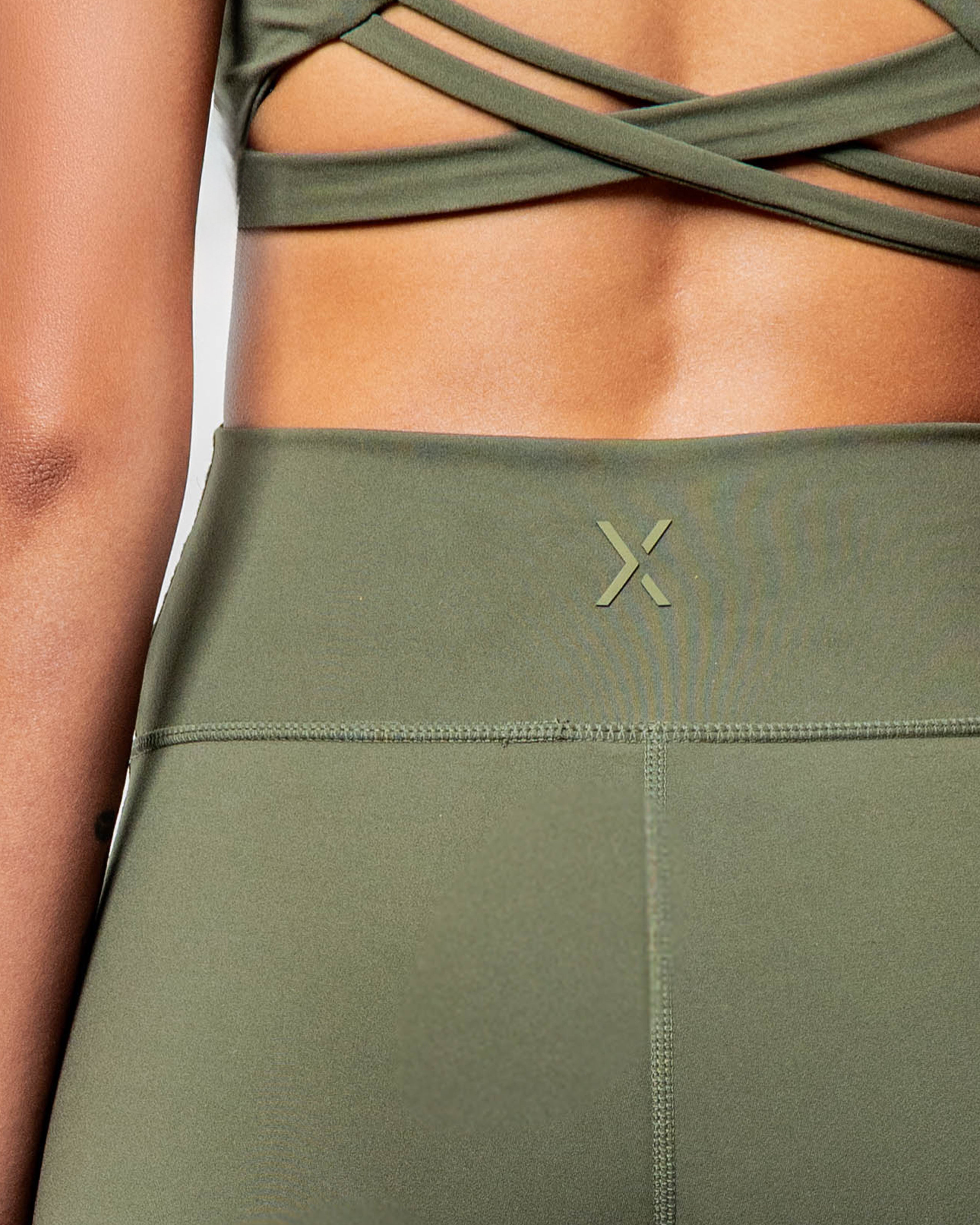 Form Crossover Legging - Olive Green