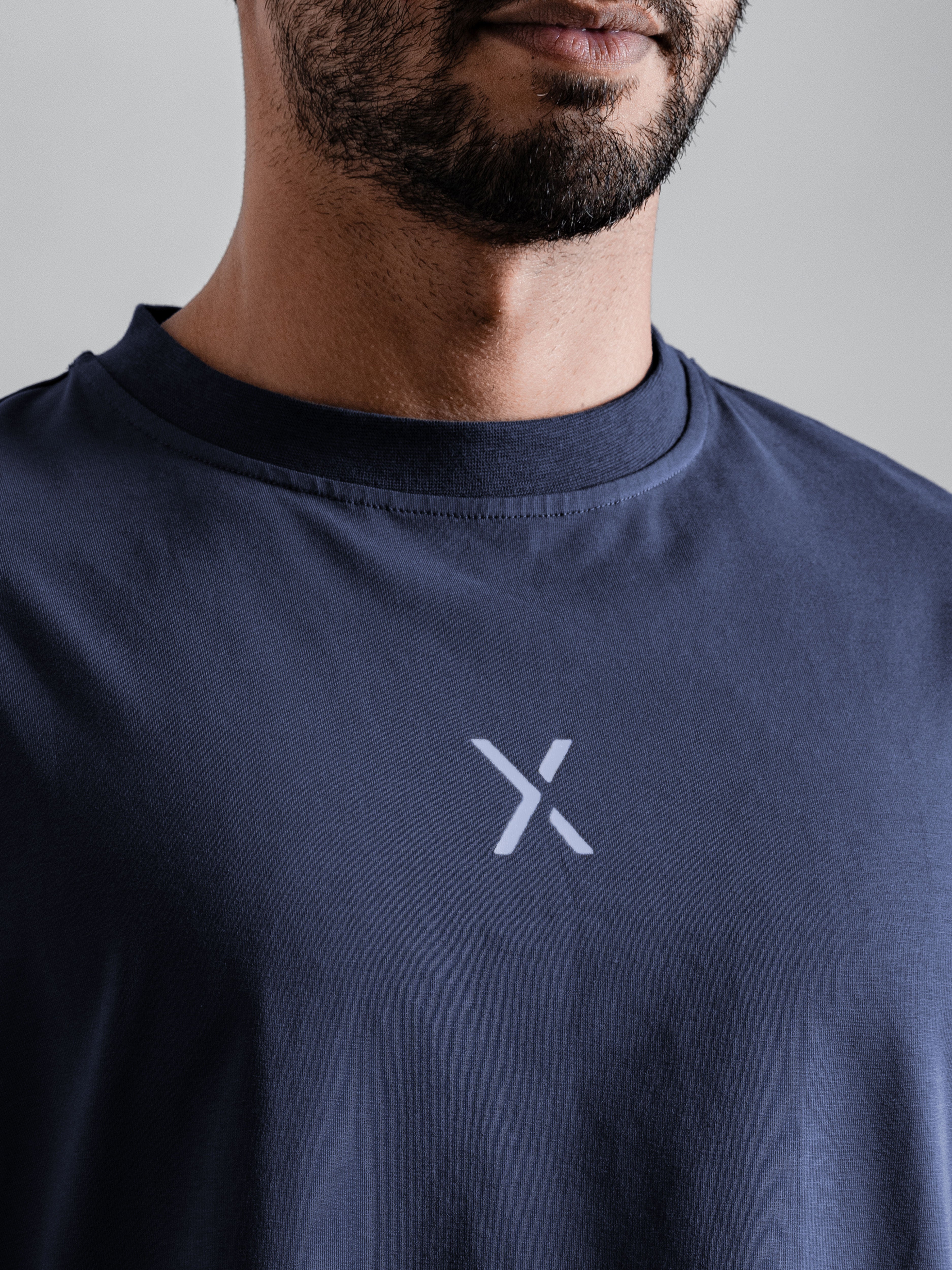 Impact Oversized Tee - Midnight Navy