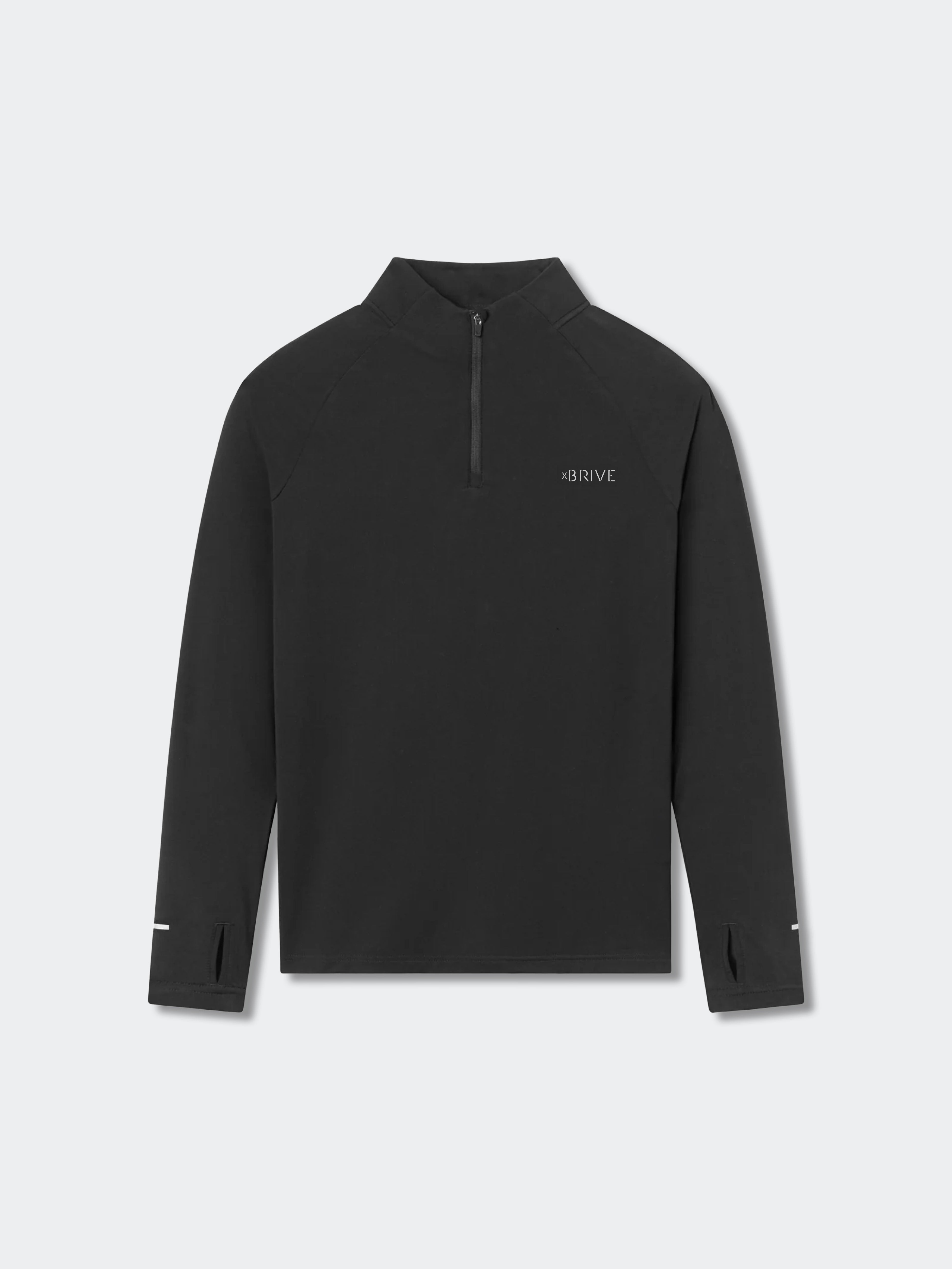 Flow Quarter Zip - Black