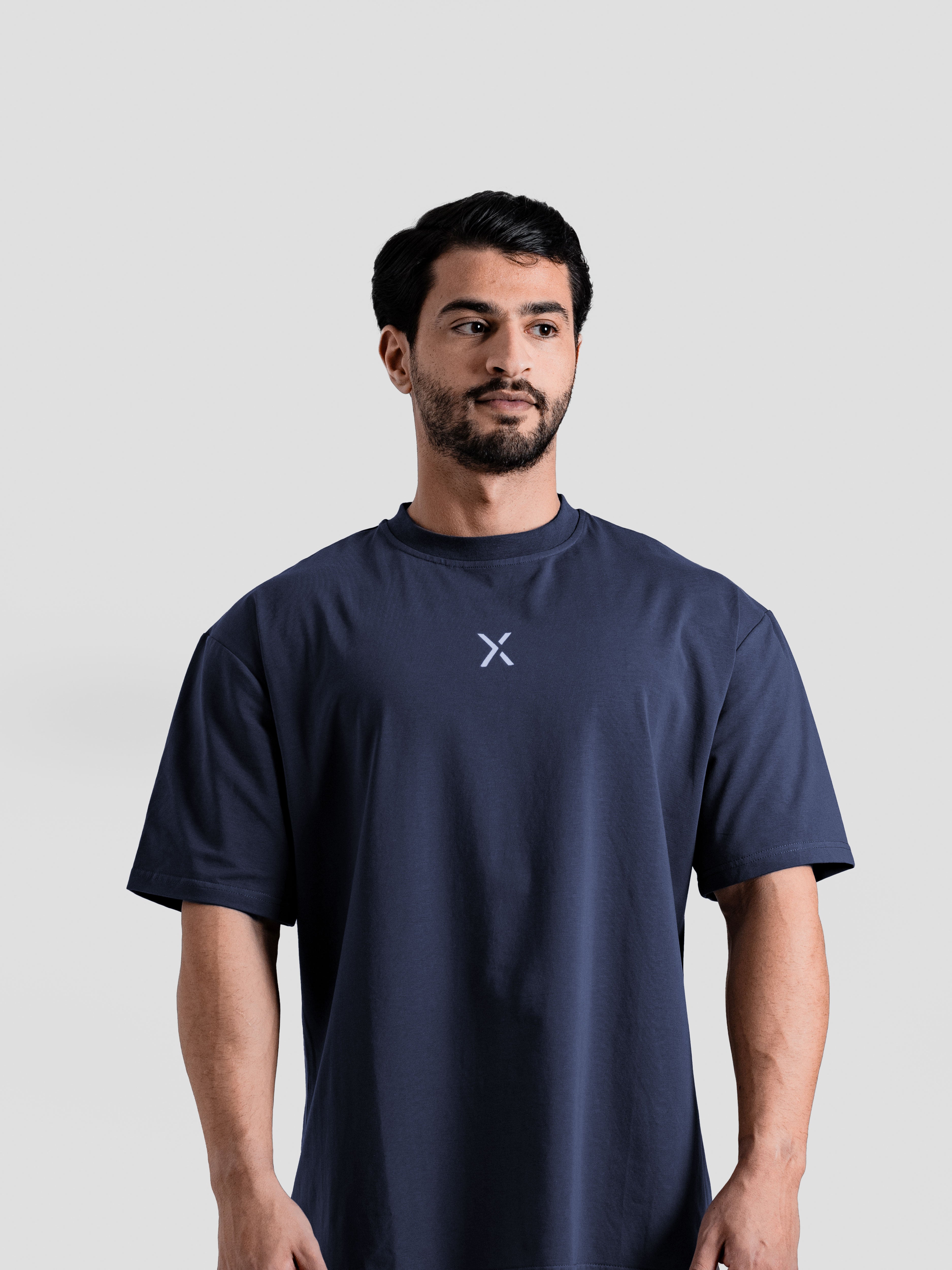 Impact Oversized Tee - Midnight Navy