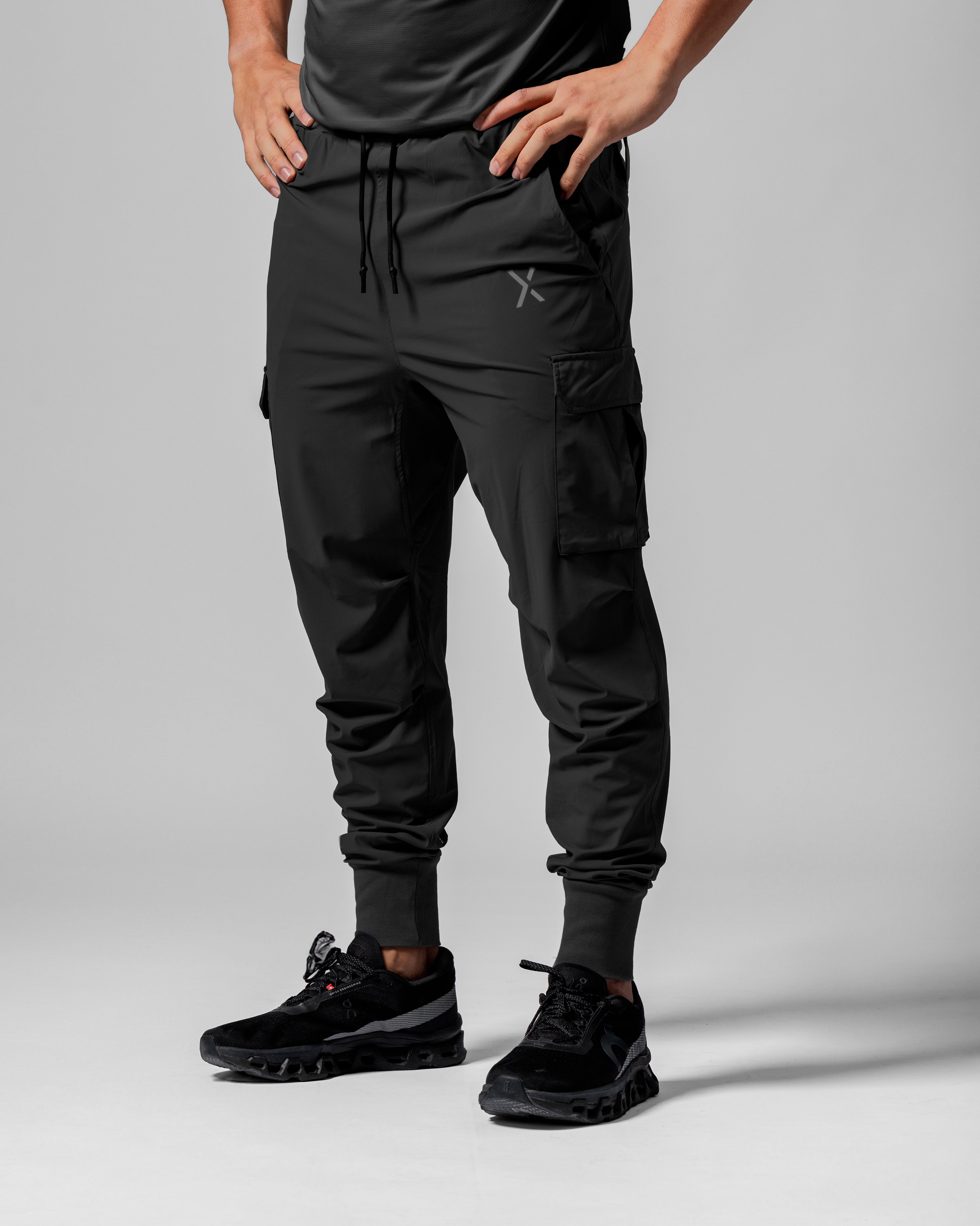 Hybrid Cargo Joggers - Charcoal