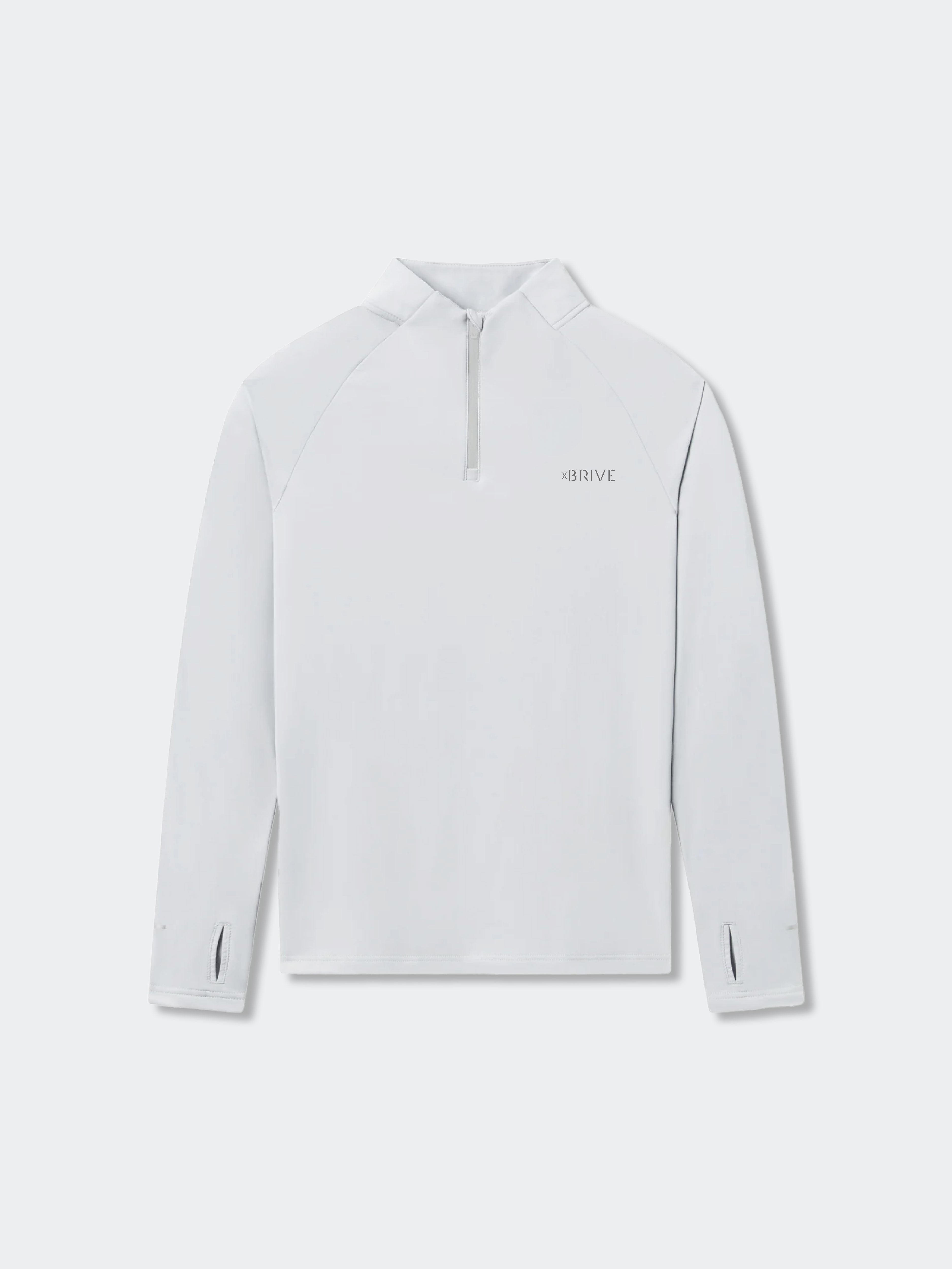 Flow Quarter Zip - Stone White