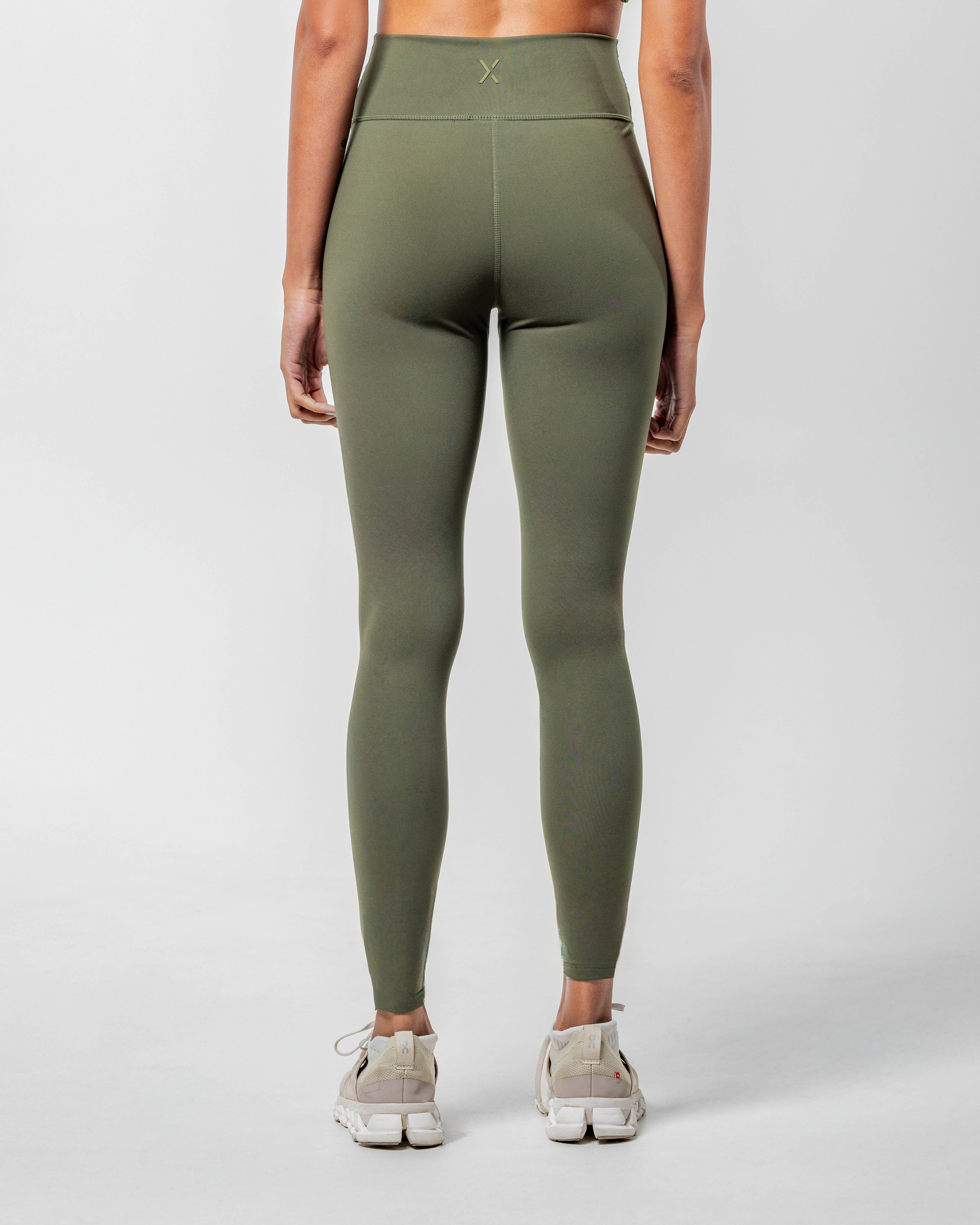 Form Crossover Legging - Olive Green