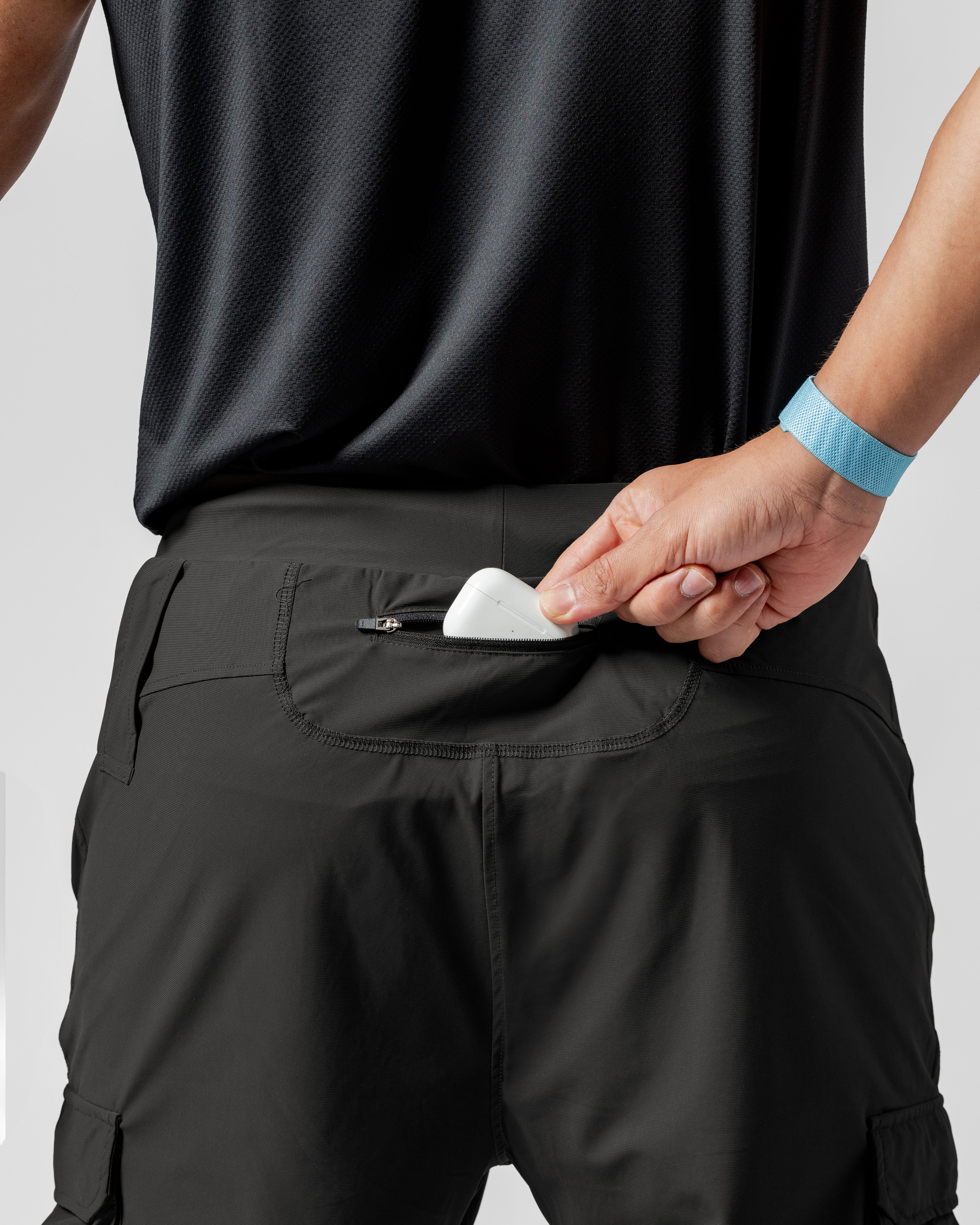 Hybrid Cargo Joggers - Charcoal