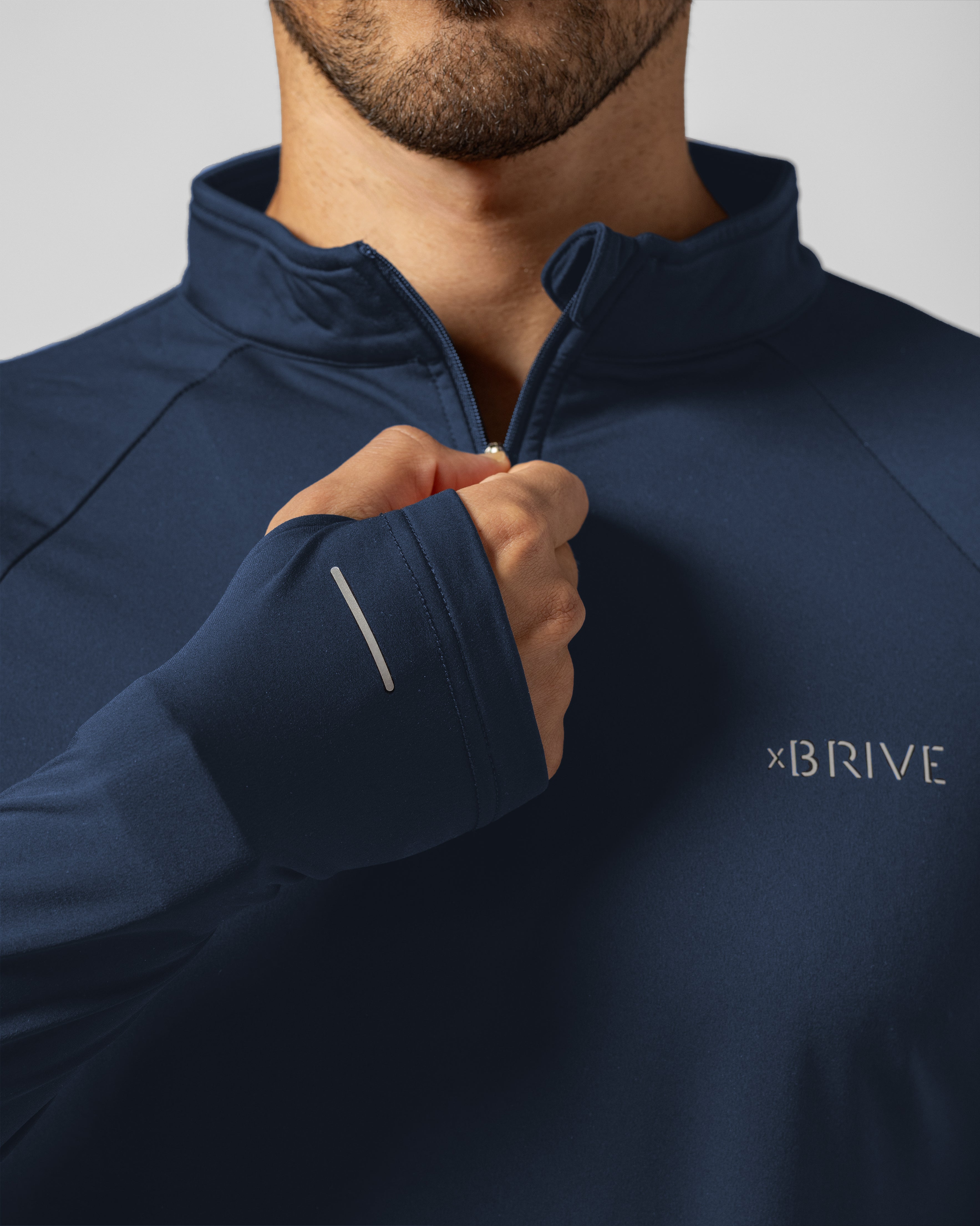 Flow Quarter Zip - Midnight Navy