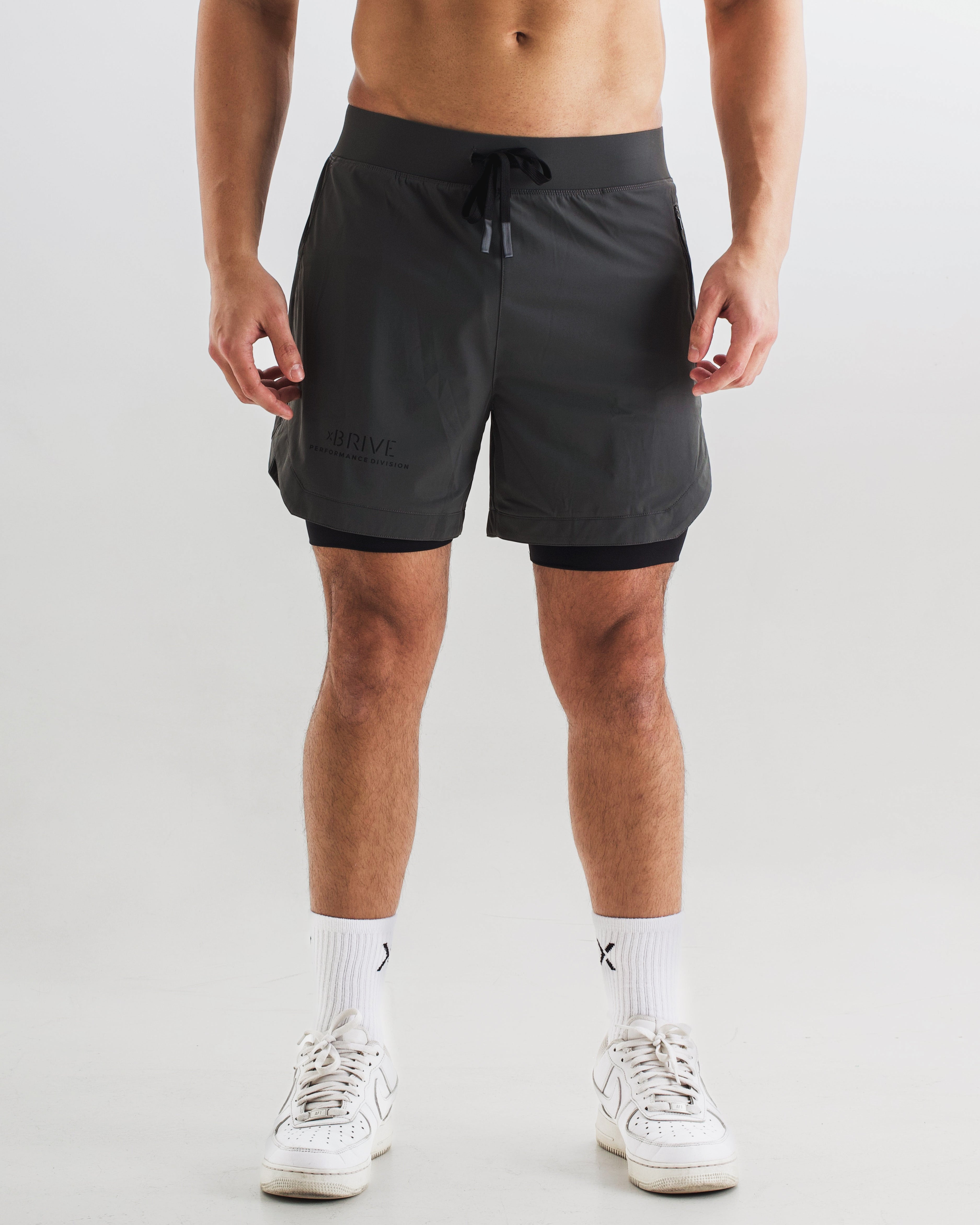 Hybrid Liner Shorts - Iron Grey