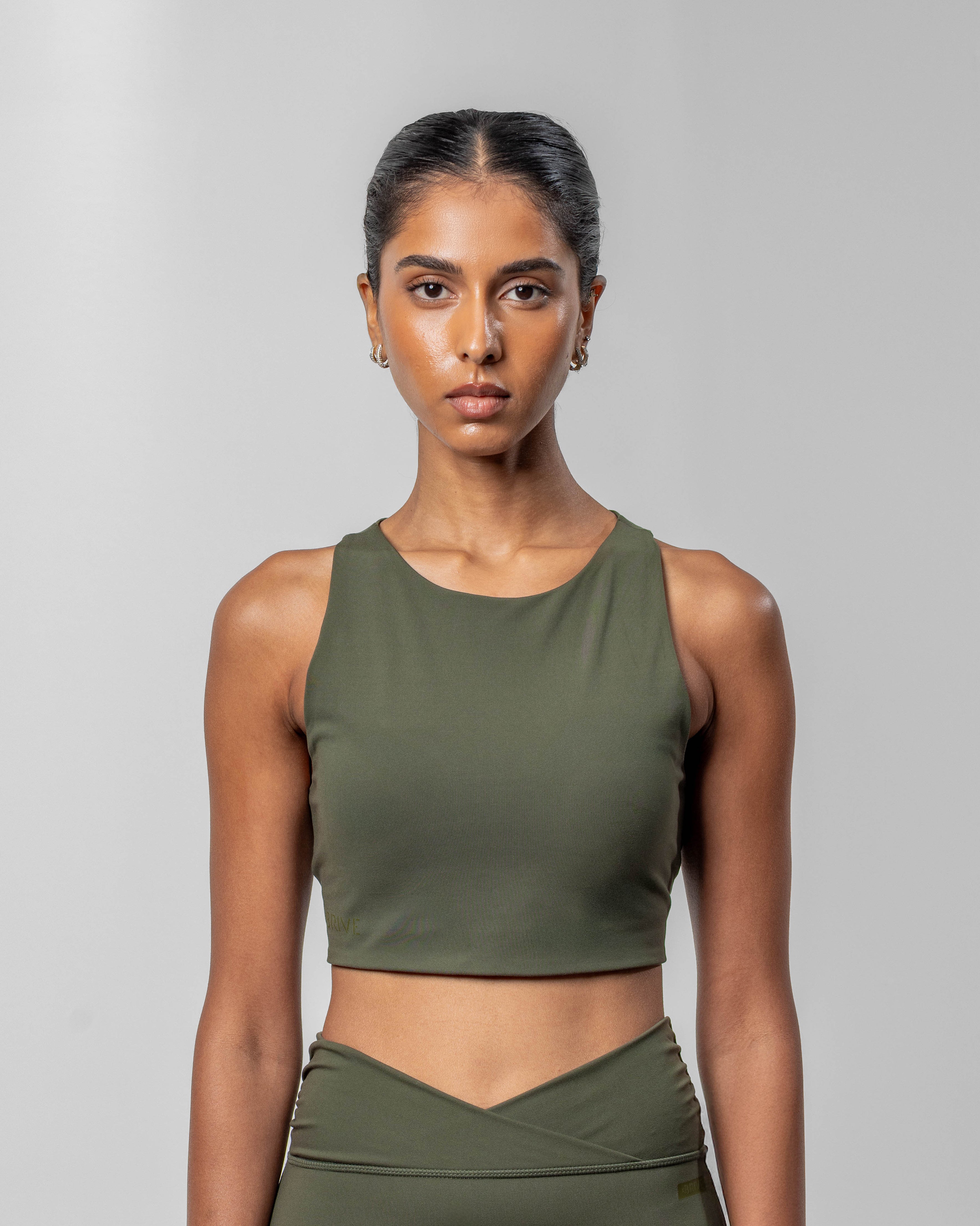 Form Sports Bra - Olive Green