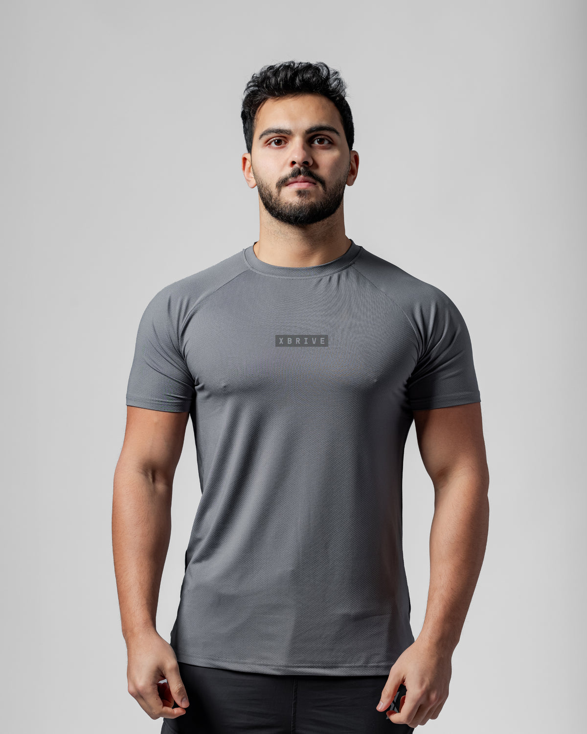 Tech Performance Tee 2.0 - Smoke Grey (Box Logo)