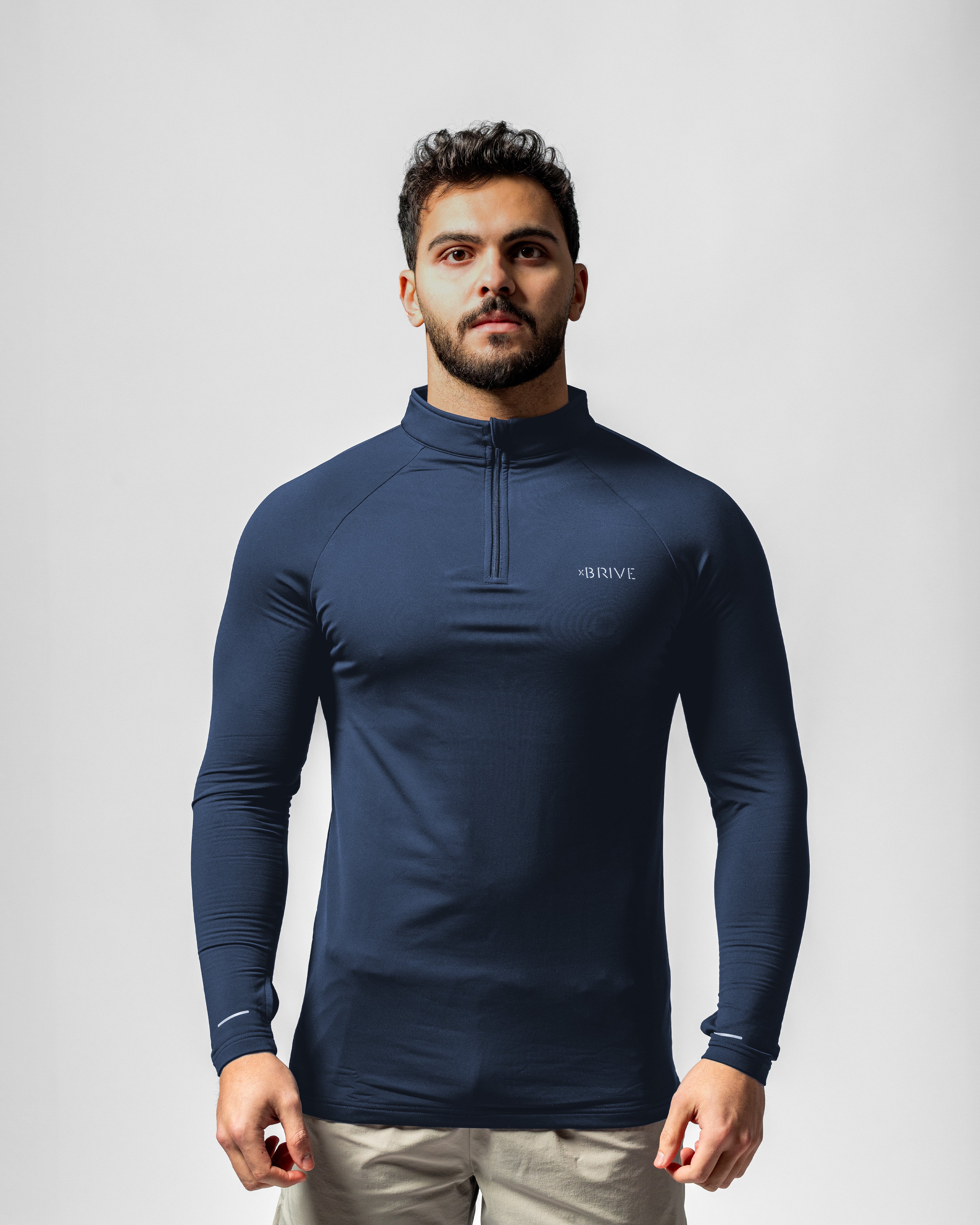 Flow Quarter Zip - Midnight Navy