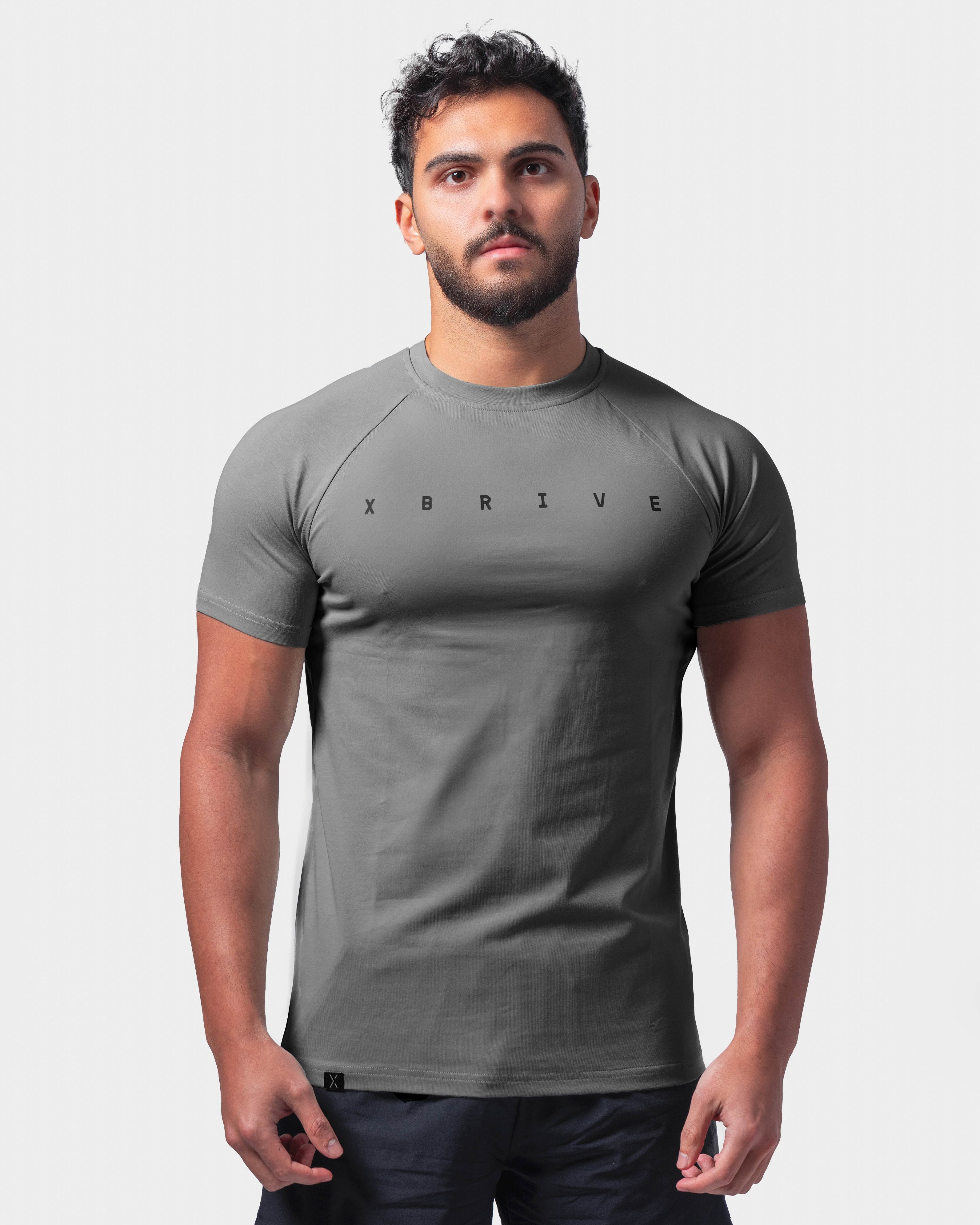 Statement Tee – Smoke Grey