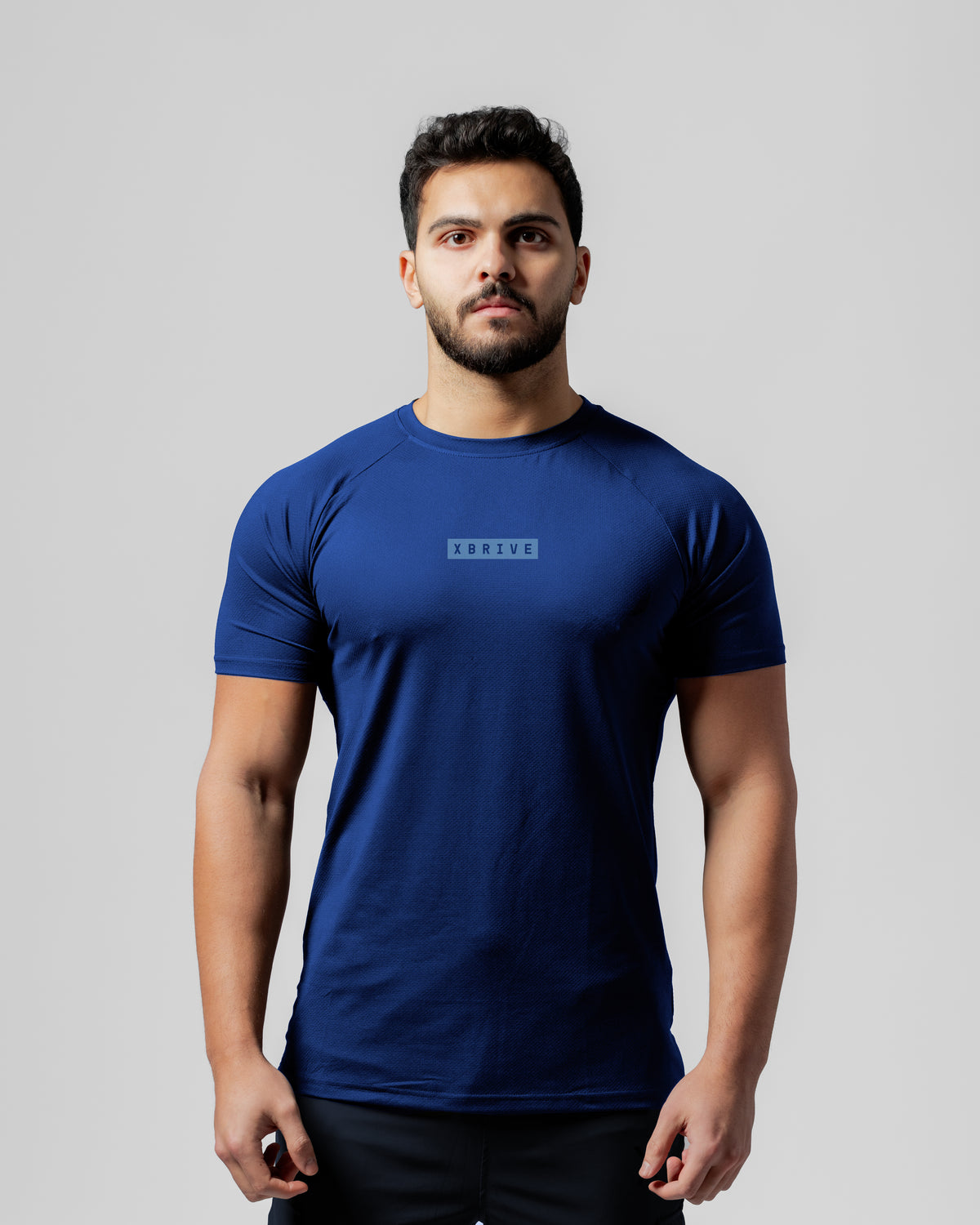 Tech Performance Tee 2.0 - Deep Blue (Box Logo)