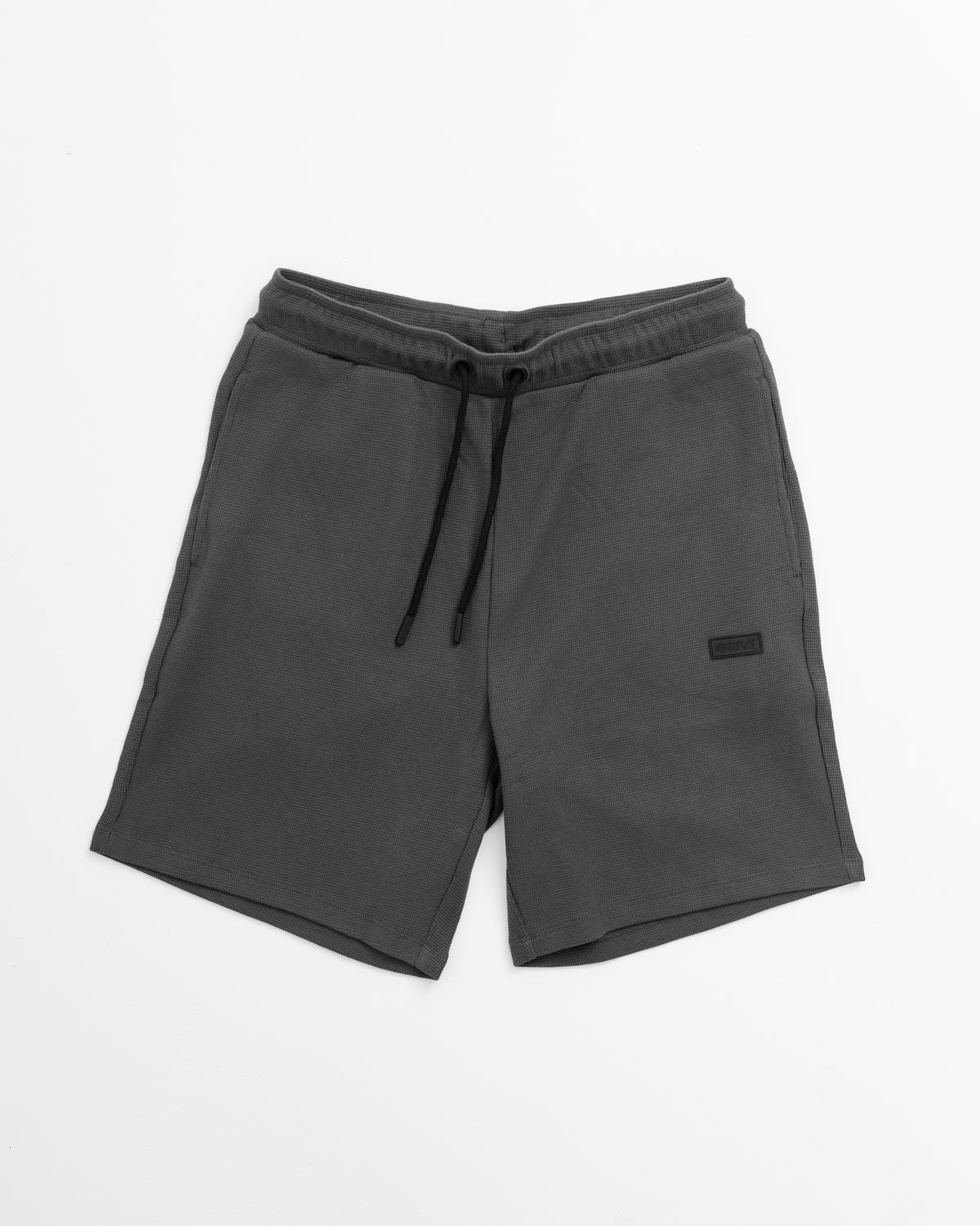 Waffle Knit Shorts - Iron Grey