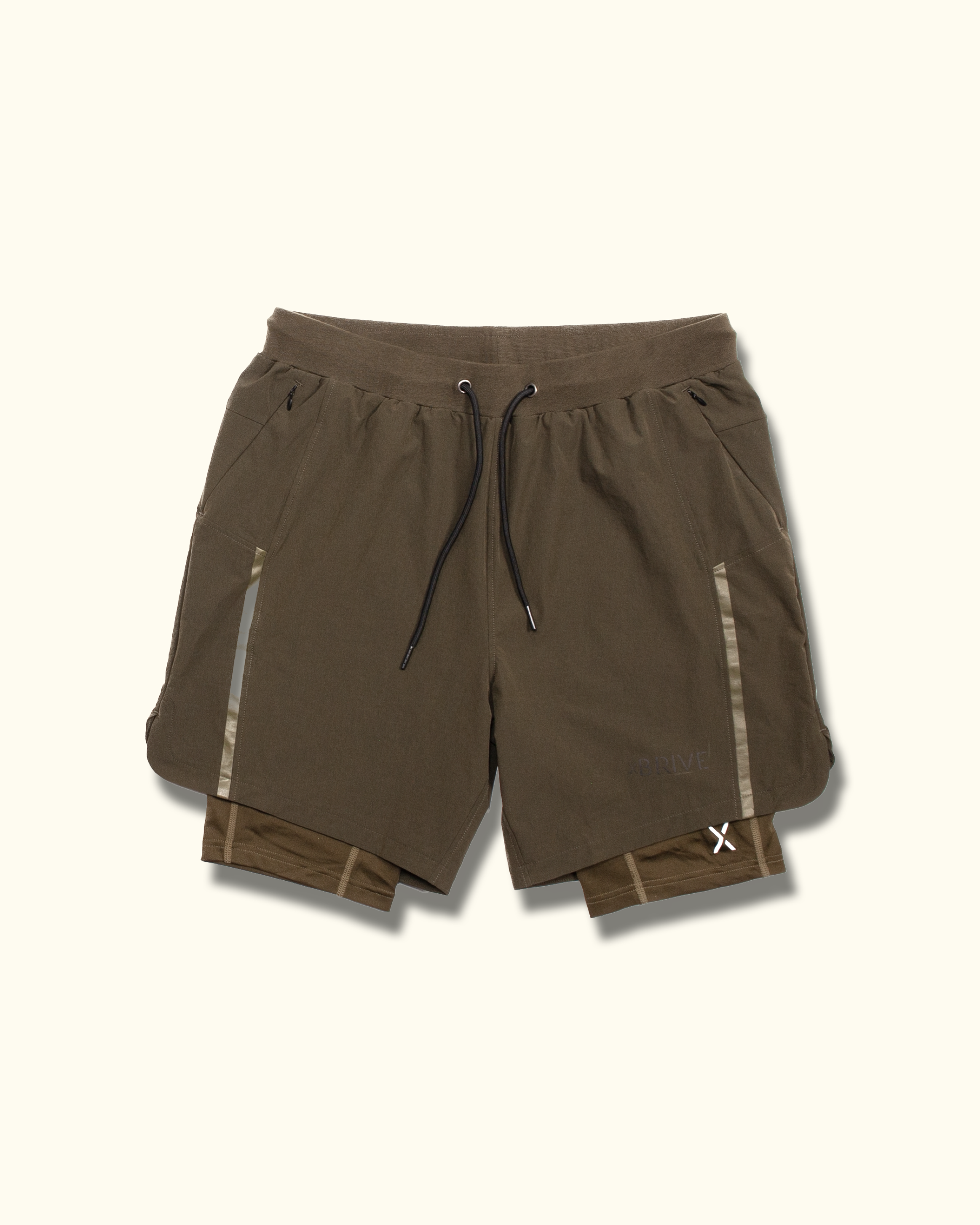 Hybrid 2-In-1 - Shorts Olive