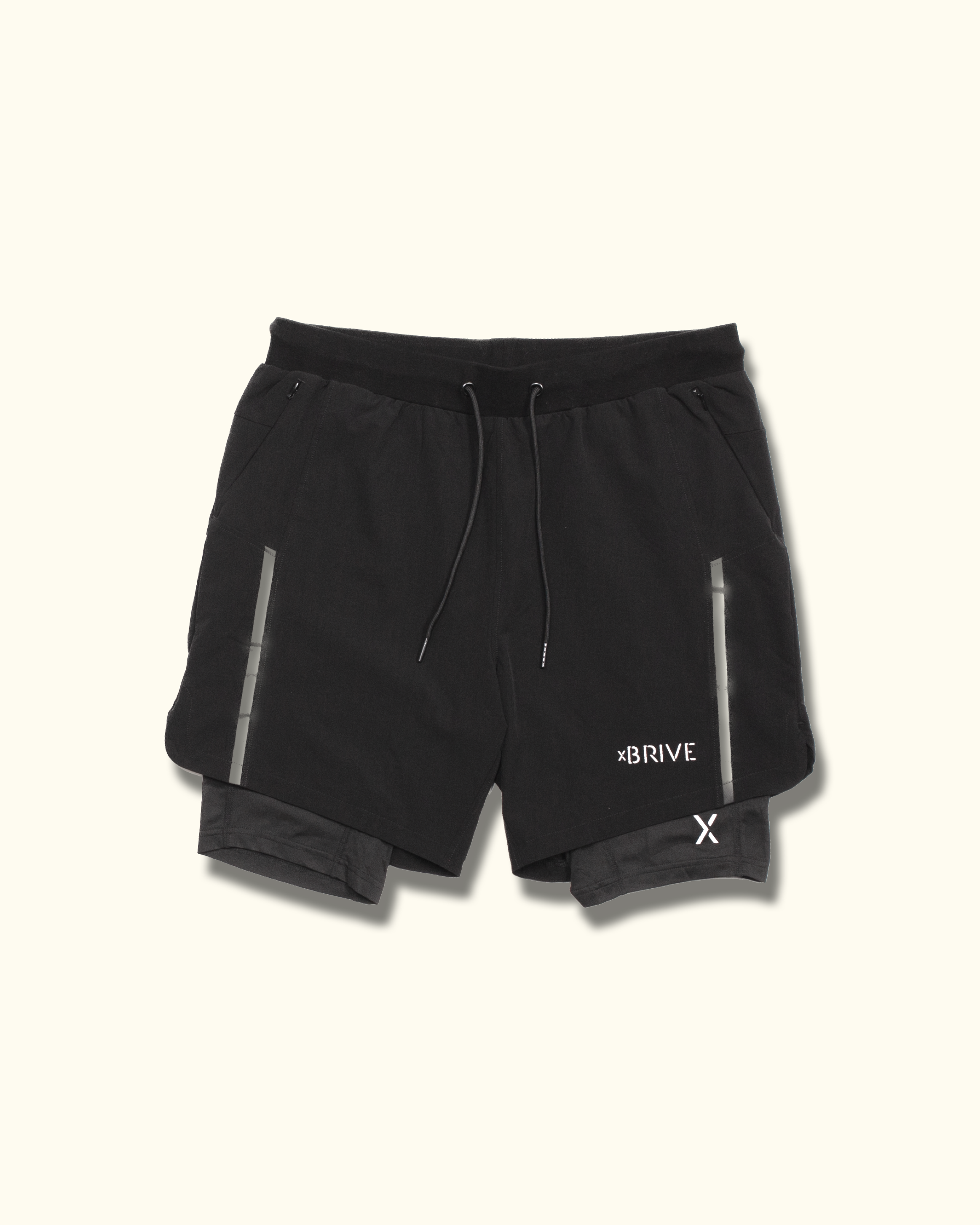 Hybrid 2-In-1 Shorts - Black