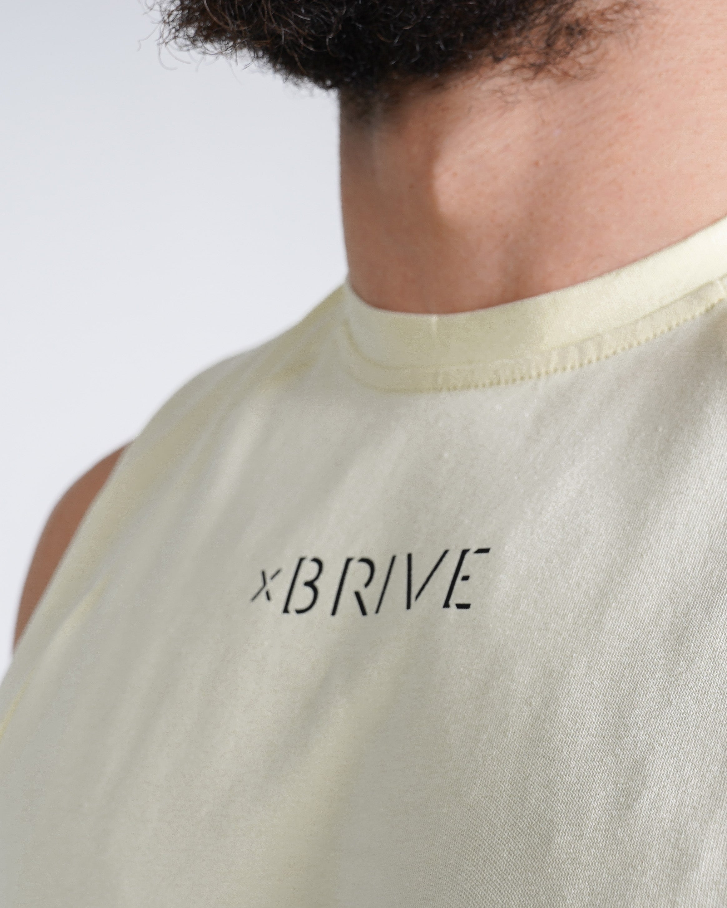 Athletic Tank Top - Transparent Beige