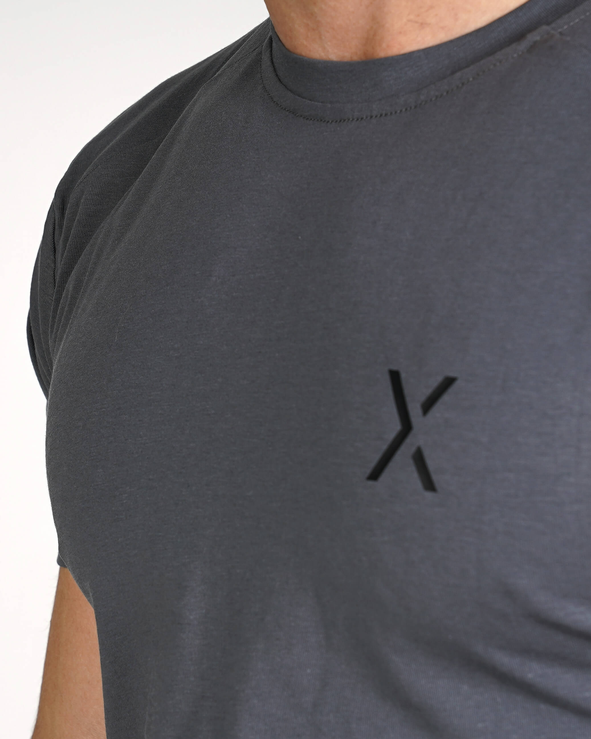 Premium Muscle Tee - Smoke Grey