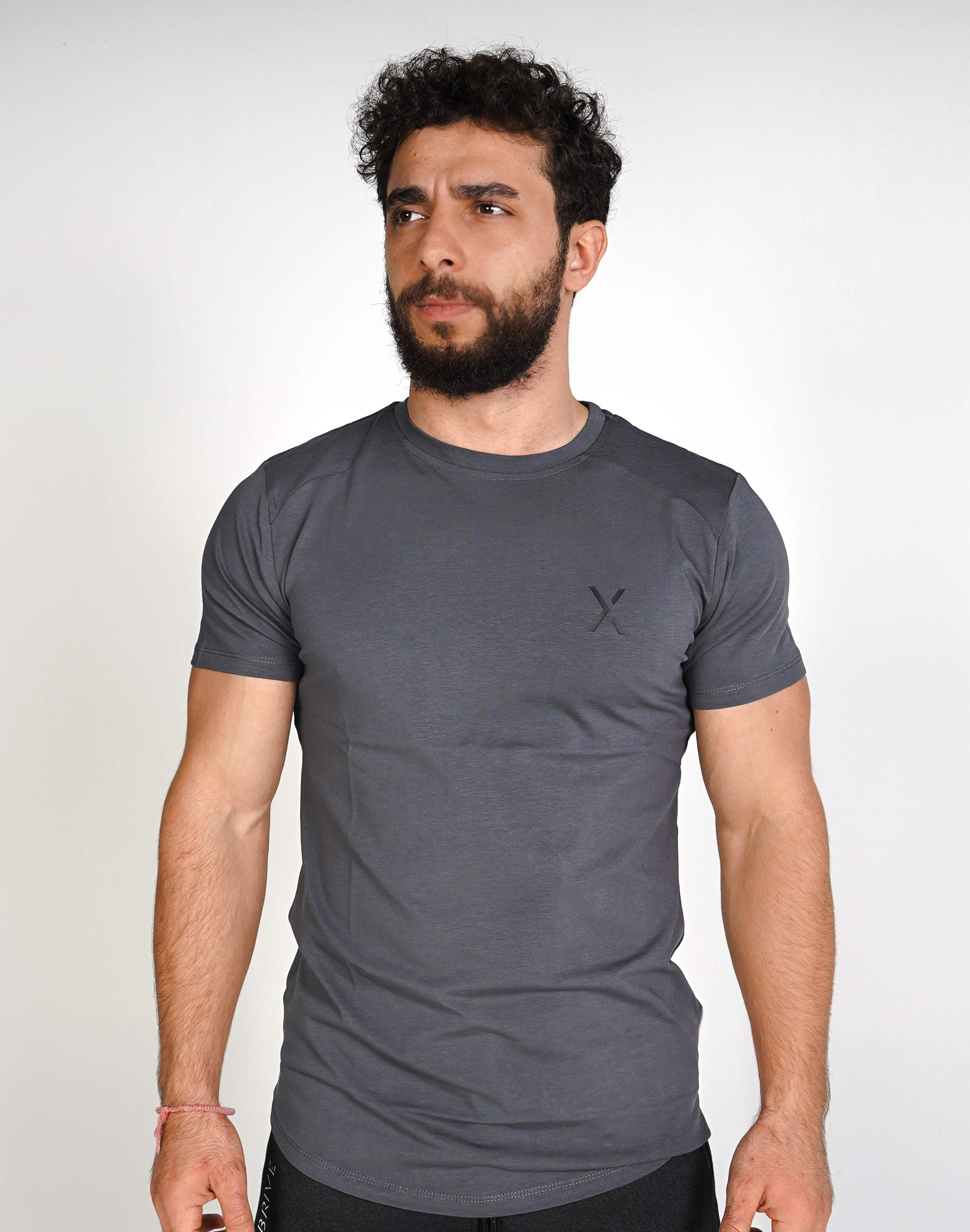 Premium Muscle Tee - Smoke Grey