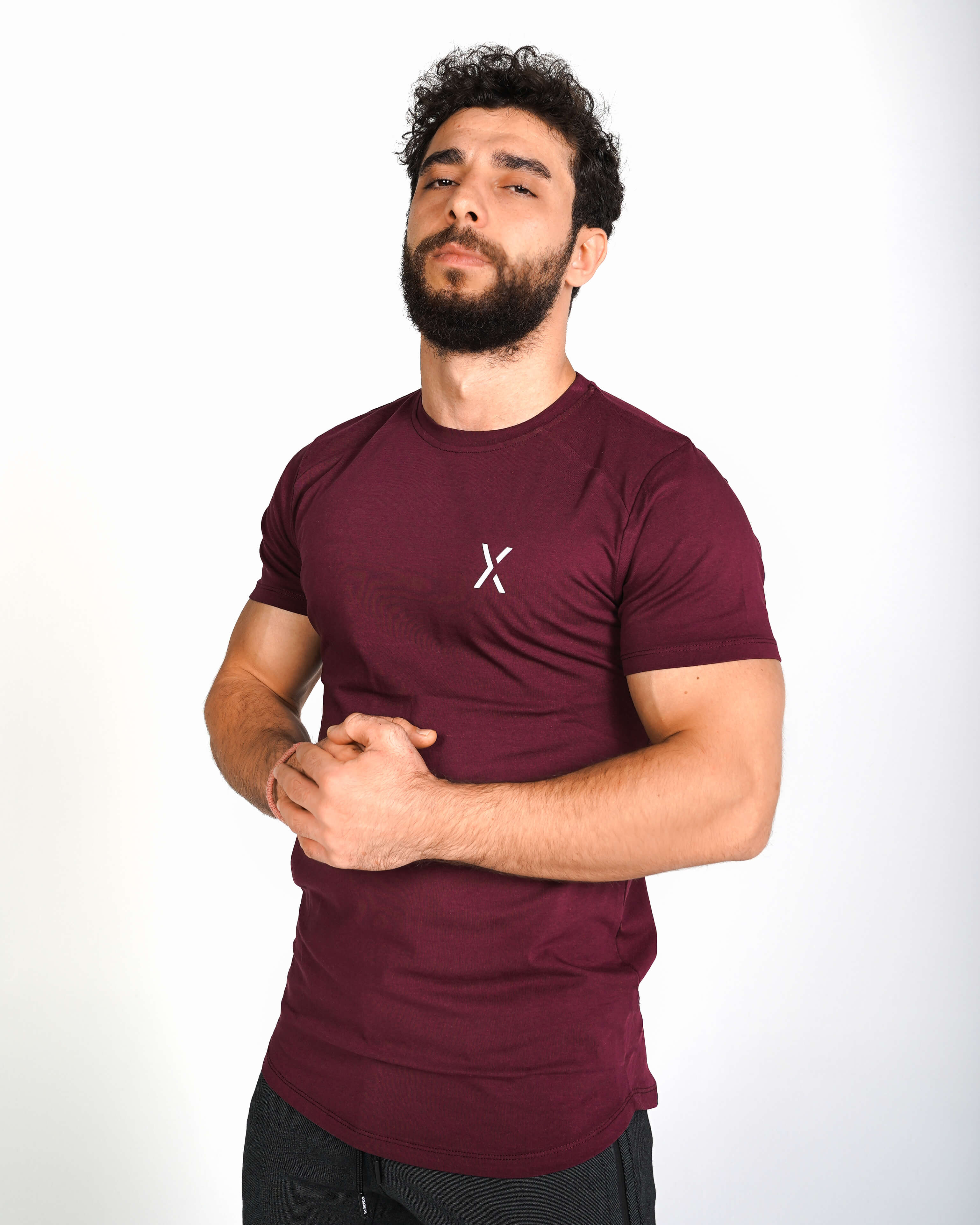 Premium Muscle Tee - Maroon